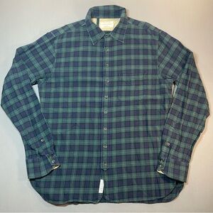 Rag & Bone Tailored Workwear Plaid Tartan Button Down Cotton Shirt - Mens XL
